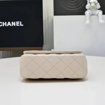 Chanel Crush Handle box Bag Kůže telecí AS4591 Meruňková