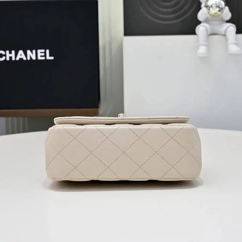 Chanel Crush Handle box Bag Kůže telecí AS4591 Meruňková