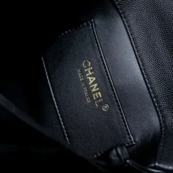 Chanel Crush Handle box Bag Kůže telecí AS4591 Černá
