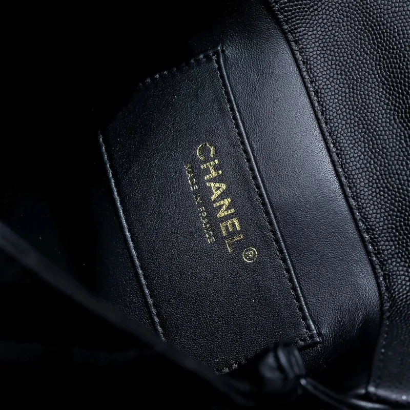Chanel Crush Handle box Bag Kůže telecí AS4591 Černá