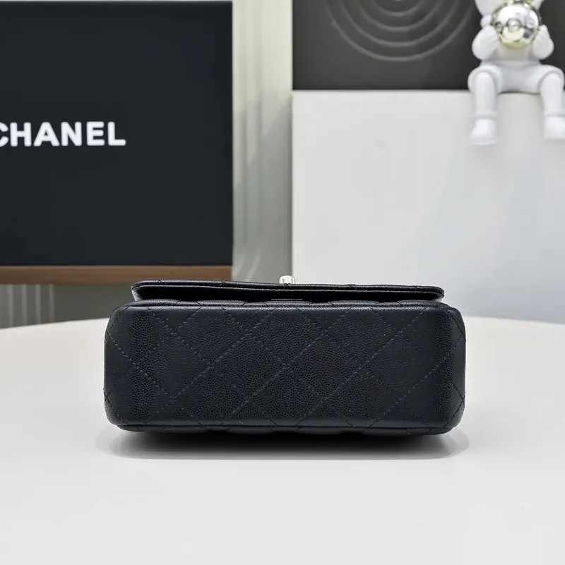 Chanel Crush Handle box Bag Kůže telecí AS4591 Černá