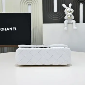 Chanel Crush Handle box Bag Kůže telecí AS5554 Bílá