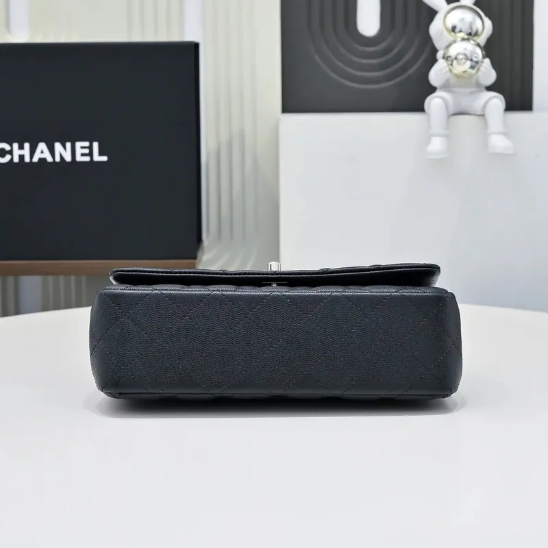 Chanel Crush Handle box Bag Kůže telecí AS5554 Černá