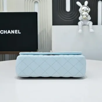 Chanel Crush Handle box Bag Kůže telecí AS5554 Modrá
