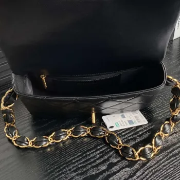 Chanel AS5176 Klopový kabelka 24K Černá