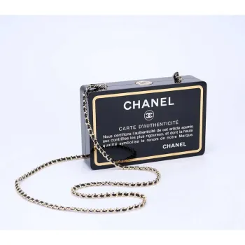 Chanel AS5341 Večerní taška Plexi Smalt Limitovaná edice Box taška
