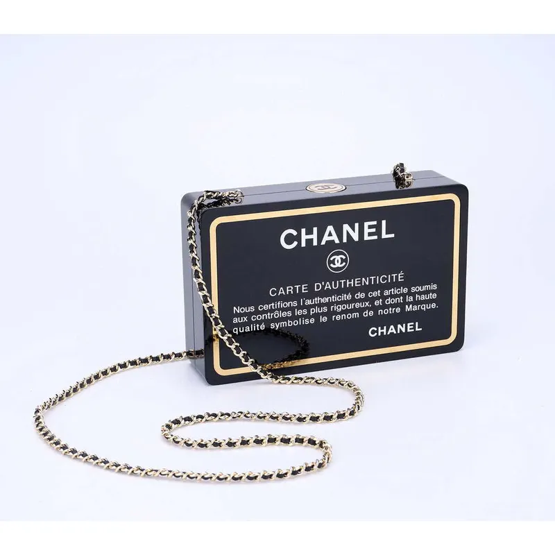Chanel AS5341 Večerní taška Plexi Smalt Limitovaná edice Box taška