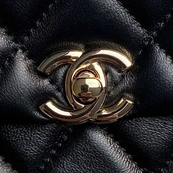Chanel AP4592 25S Mini Flap černá jehněčí kůže zlato
