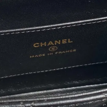 Chanel AP4592 25S Mini Flap černá jehněčí kůže zlato