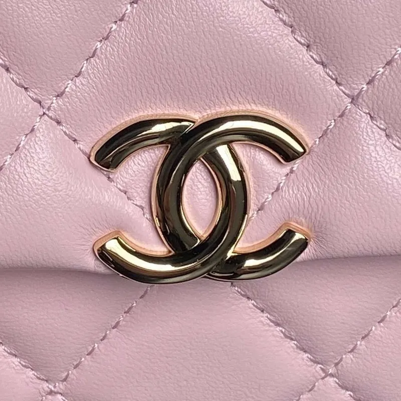 Chanel AP4593 25S Mini Flap jehněčí kůže růžové zlato