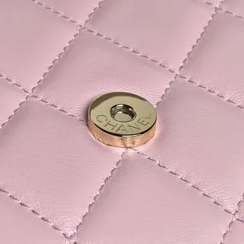 Chanel AP4593 25S Mini Flap jehněčí kůže růžové zlato