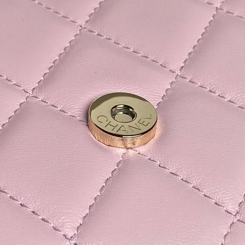 Chanel AP4593 25S Mini Flap jehněčí kůže růžové zlato