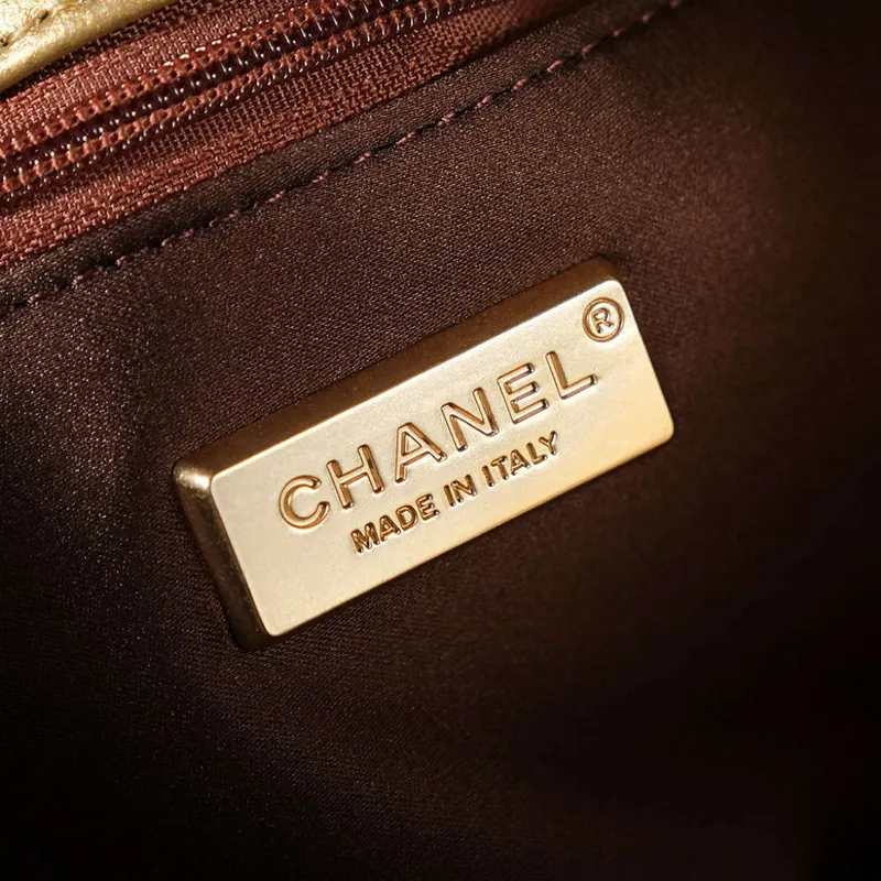 Chanel A09888 Večerní mini šaty s flitry limitovaná edice zlatá bronzová AS4561