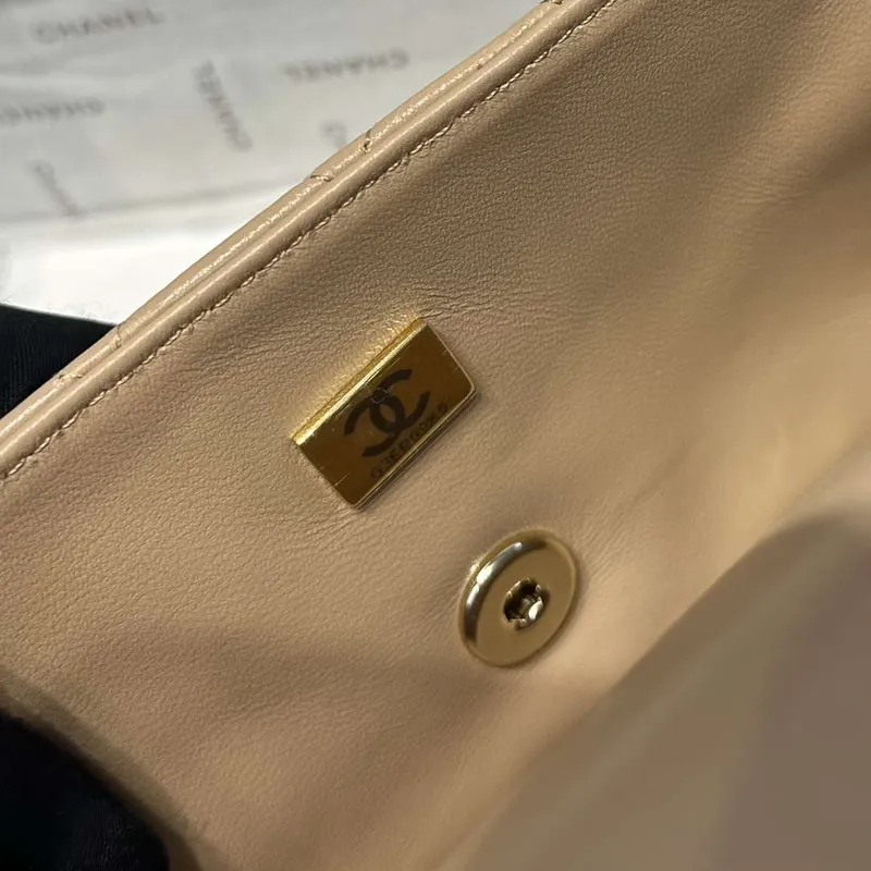 Chanel AS2431 Mini Classic Kabelka s Horním Uchem Jehněčí Kůže CC19019