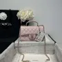 Chanel AS2431 Mini Classic Kabelka s Horním Uchem Jehněčí Kůže CC19017