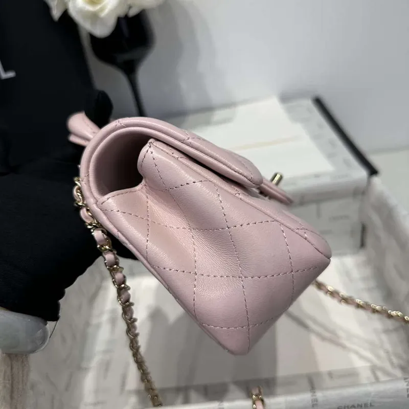 Chanel AS2431 Mini Classic Kabelka s Horním Uchem Jehněčí Kůže CC19017
