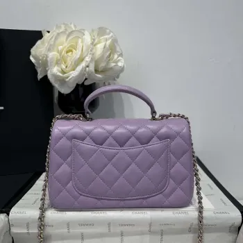 Chanel AS2431 Mini Classic Kabelka s Horním Uchem Z Jehněčí Kůže CC19015