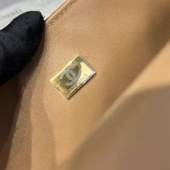 Chanel AS2431 Mini Classic Kabelka s Horním Uchem Jehněčí Kůže CC19012