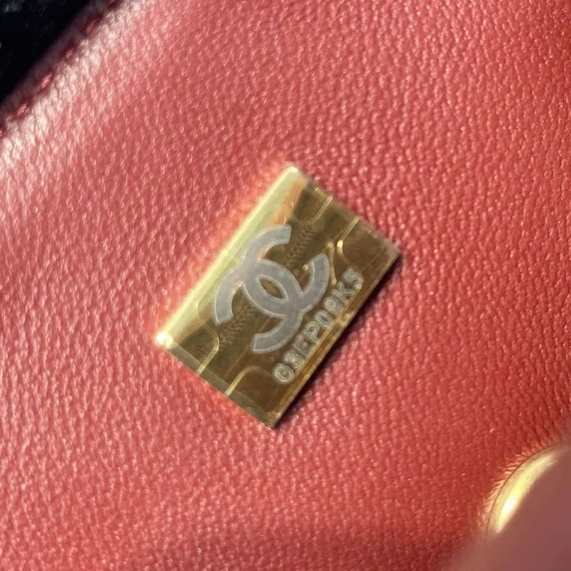 Chanel AS2431 Mini Classic Kabelka s Horním Uchem Jehněčí Kůže CC19011