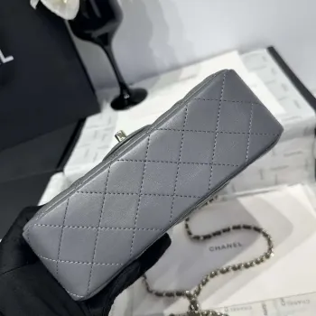 Chanel AS2431 Mini Classic Kabelka s Horním Uchem Z Jehněčí Kůže CC19010
