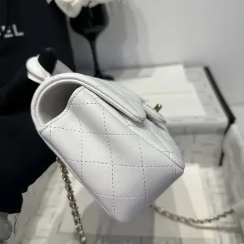 Chanel AS2431 Mini Classic Kabelka s Horním Uchem Jehněčí Kůže CC19009