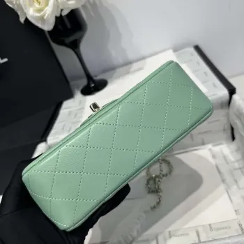 Chanel AS2431 Mini Classic Kabelka s Horním Uchem Jehněčí Kůže CC19008