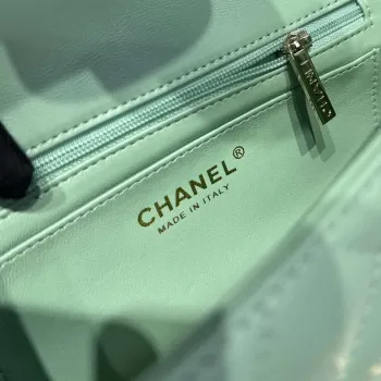 Chanel AS2431 Mini Classic Kabelka s Horním Uchem Jehněčí Kůže CC19008