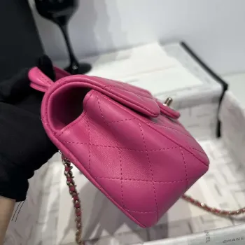 Chanel AS2431 Mini Classic Kabelka s Horním Uchem Z Jehněčí Kůže CC19007