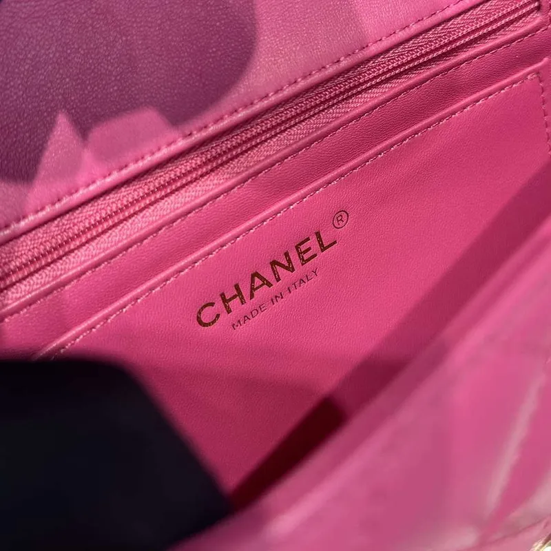 Chanel AS2431 Mini Classic Kabelka s Horním Uchem Z Jehněčí Kůže CC19007