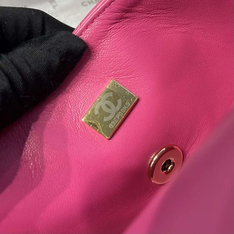 Chanel AS2431 Mini Classic Kabelka s Horním Uchem Z Jehněčí Kůže CC19007