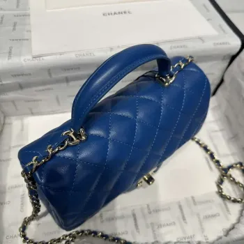 Chanel AS2431 Mini Classic Kabelka s Horním Uchem Jehněčí Kůže CC19006