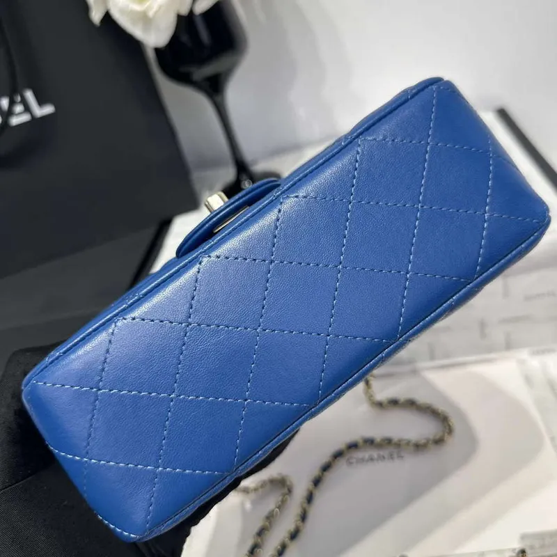 Chanel AS2431 Mini Classic Kabelka s Horním Uchem Jehněčí Kůže CC19006