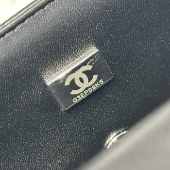 Chanel AS2431 Mini Classic Kabelka s Horním Uchem Jehněčí Kůže CC19004