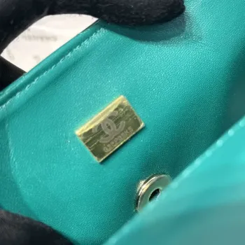 Chanel AS2431 Mini Classic Kabelka s Horním Uchem Jehněčí Kůže CC19002