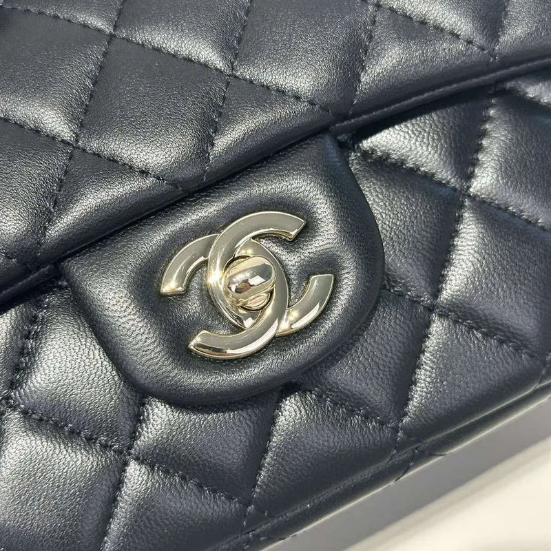 Chanel AS2431 Mini Classic Kabelka s Horním Uchem Jehněčí Kůže CC19001