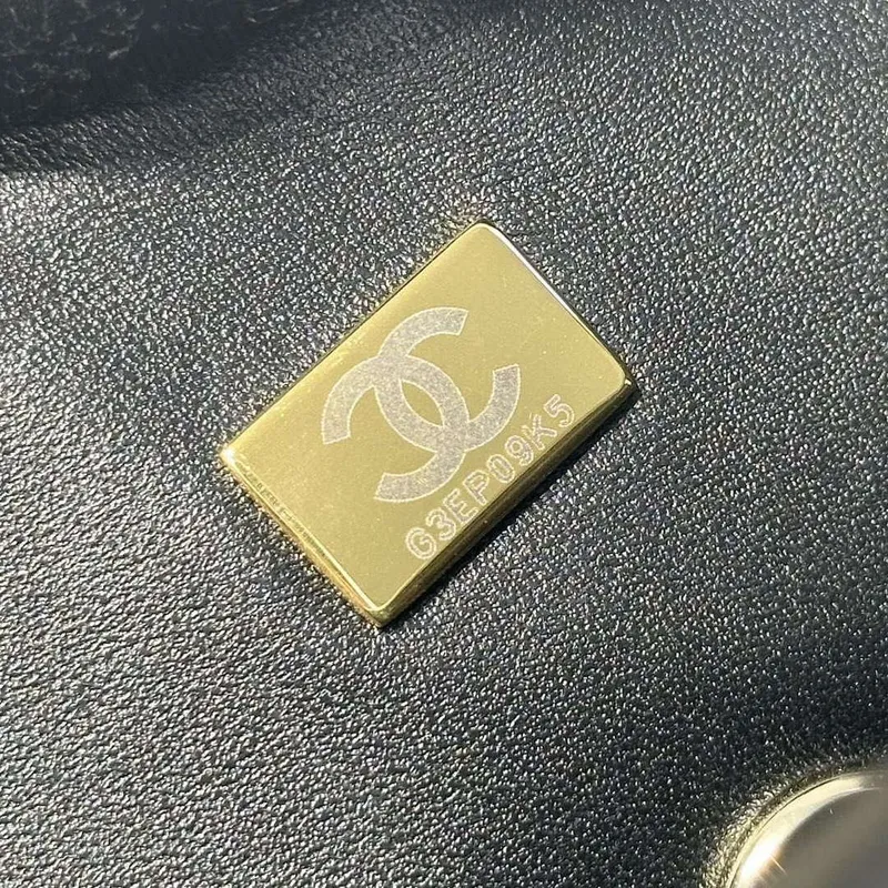 Chanel AS2431 Mini Classic Kabelka s Horním Uchem Jehněčí Kůže CC19001