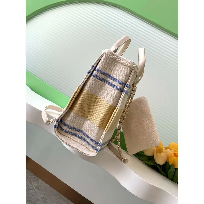 Chanel AS3351 25C Nákupní taška Žlutá