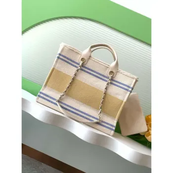 Chanel 25C A66941 Velká nákupní taška Žlutá