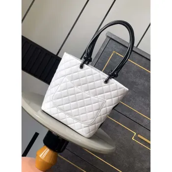 Chanel A98003 Vintage Velká Kabela Bílá