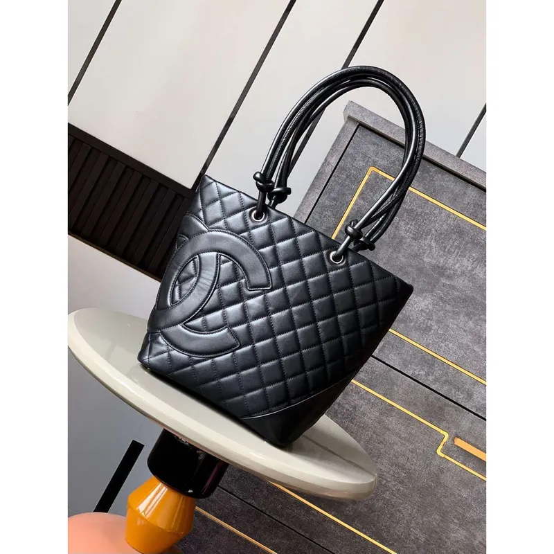 Chanel A98003 Vintage Velká Kabela Černá