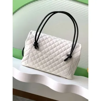 Chanel AS6338 Taška na letiště 25P Nákupní taška Bílá