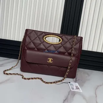 Chanel 25C AS5036 Burgundy Metallic Lambskin Mini — Timeless Elegance from Métiers d’art 2024/25