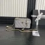Chanel AP4285 Clutch Pearl s řetízkem Vanity Box taška Šedá