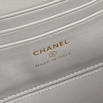 Chanel AP4285 Clutch Pearl s řetízkem Vanity Box taška Šedá