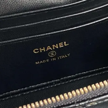 Chanel AP4285 Clutch Pearl s řetízkem Vanity Box taška Černá