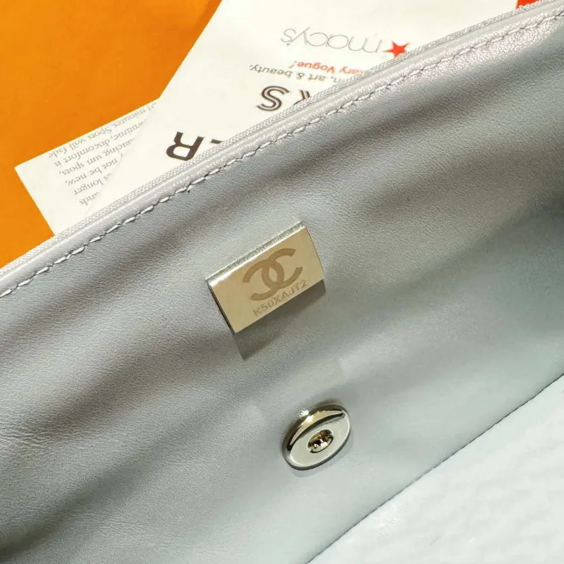 Chanel A69900 Mini Flap AS1116 Stříbrné flitry a skleněné perly