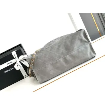 Chanel A99921 Nákupní taška Bucket Drawstring 25A Taška Nubuková kůže