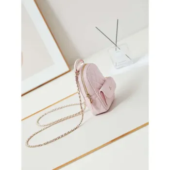 Chanel Ap3753 CLASSIC MINI Batoh Jehněčí kůže Růžová