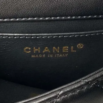 Chanel AS4847 Mini Flap taška s horním uchem Černá