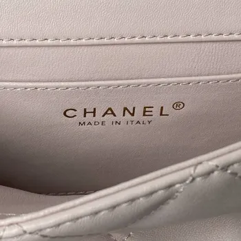 Chanel AS4848 Mini Flap taška s horním uchem Růžová